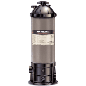 A Hayward W3C500 StarClear Cartridge Pool Filter, 50 Sq. Ft., Gray for a pool.